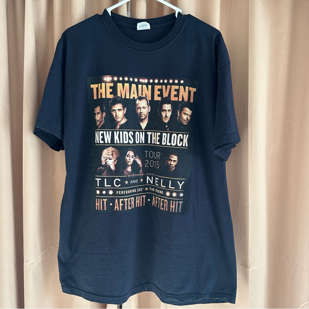 New Kids On the Block Tour 2015 T-shirt XL Unisex